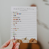 カボチャベビーブックスエモジゲームカード 招待状