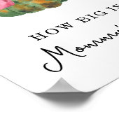 カボチャベビー – ママのお腹の大きさ ポスター (角)