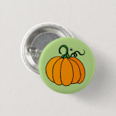 カボチャボタン 缶バッジ (正面&裏面)