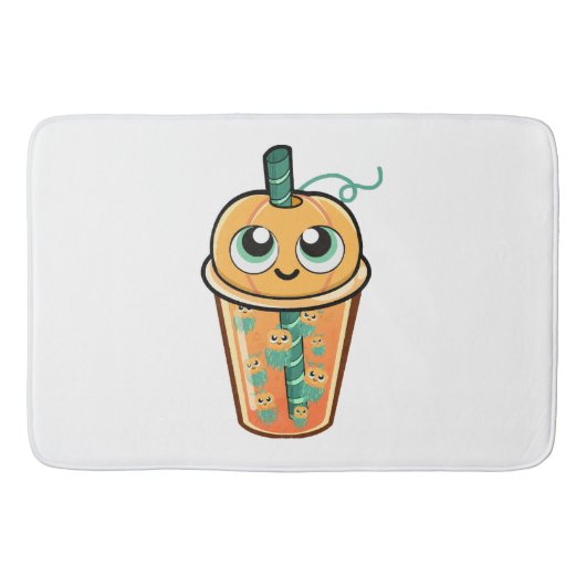 カボチャボバクラゲ バスマット (正面)