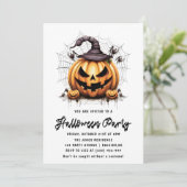 カボチャモダンンスパイダーズ大人ハローウィンパーティ 招待状 (スタンド正面)