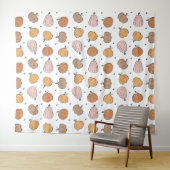 カボチャモダンン模様 – タペストリー (インサイチュ(横))