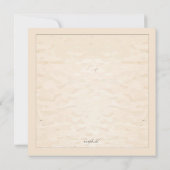 カボチャリースの招待状 招待状 (裏面)