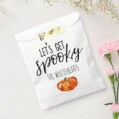 カボチャ不気味のハロウィン フェイバーバッグ (封をした状態)