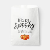 カボチャ不気味のハロウィン フェイバーバッグ (正面)