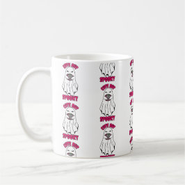 カボチャ不気味を抱える可愛いながらもハロウィン幽霊 コーヒーマグカップ