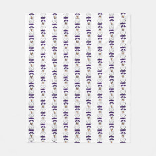 カボチャ不気味を抱える可愛いながらもハロウィン幽霊 フリースブランケット