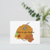 カボチャ与えとフロ葉書の時間 ポストカード (スタンド正面)