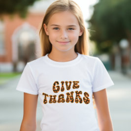 カボチャ与え感謝していThanksgiving白 Tシャツ