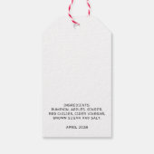 カボチャ付きカボチャのギフトラベルヴィンテージ ギフトタグ (裏面)