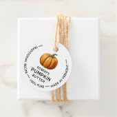 カボチャ付きカボチャヴィンテージラベル フェイバータグ (インサイチュ)