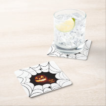 カボチャ付きスパイダーウェブ