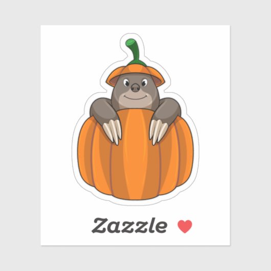 カボチャ付きモル シール (シート)