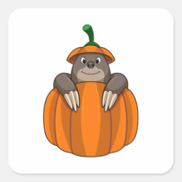 カボチャ付きモル スクエアシール