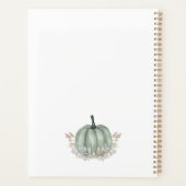 カボチャ付き可愛い小象プランナー プランナー手帳 (裏面)
