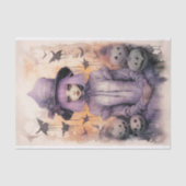 カボチャ付き女の子1デコページ紙 薄葉紙 (正面)