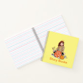 カボチャ付き居心地の良い秋の女性の装飾 – 完璧 ノートブック (内部)