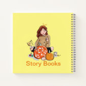 カボチャ付き居心地の良い秋の女性の装飾 – 完璧 ノートブック (裏面)