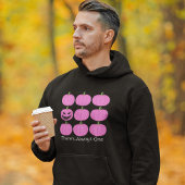 カボチャ付き怖いジャックオランタンフード付きスウェットシャツ パーカ