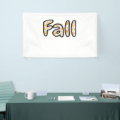 カボチャ付き秋背景秋の季節のprintab 横断幕 (トレードショー)