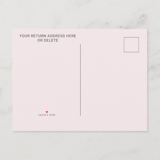 カボチャ仮想ベビーシャワー招待状はがき インビテーションポストカード (裏面)