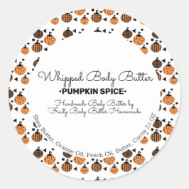 カボチャ体バターバスブランディング包装 ラウンドシール
