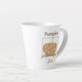 カボチャ光 – カボチャのスパイス カフェラテマグ (右アングル)