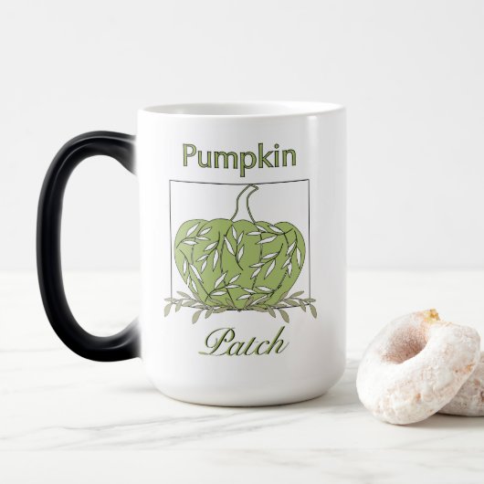 カボチャ光 – カボチャのパッチ モーフィングマグカップ (ドーナツ)