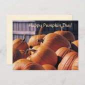 カボチャ入りビン – ハロウィーンポストカード ポストカード (正面/裏面)