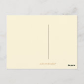 カボチャ入りビン – ハロウィーンポストカード ポストカード (裏面)