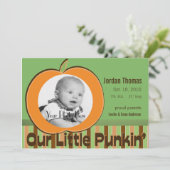 カボチャ写真のお知らせ 案内状 (スタンド正面)