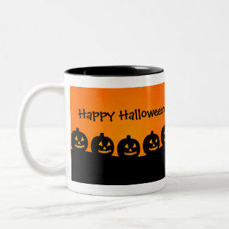 カボチャ列,ハッピーハローウィンマグ ツートーンマグカップ