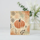 カボチャ動揺してスパイスインク秋スクラップブック紙 (スタンド正面)