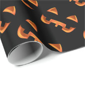 カボチャ包装紙ジャッキ – O – ランタンギフト紙 ラッピングペーパー (ロールコーナー)
