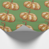 カボチャ包装紙 ラッピングペーパー (角)