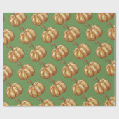 カボチャ包装紙 ラッピングペーパー (フラット)