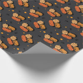 カボチャ包装紙 ラッピングペーパー (角)