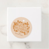 カボチャ及びつる植物ハッピーハローウィン フェイバータグ (インサイチュ)