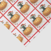 カボチャ及び黒猫ティッシュペーパー 薄葉紙 (詳細)