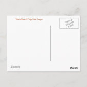 カボチャ及び《鳥》アメリカゴガラ ポストカード (裏面)