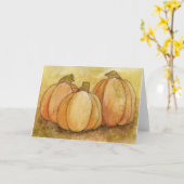 カボチャ収穫カード カード (黄色い花)