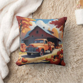 カボチャ収穫 クッション (ブランケット)