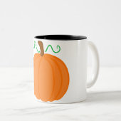 カボチャ収穫 ツートーンマグカップ (正面右)