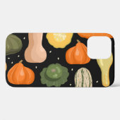 カボチャ品種、秋のシームレスなイラストレーション。 Case-Mate iPhoneケース (裏面 (横))