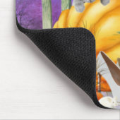 カボチャ失ったパッチの白い靴 マウスパッド (コーナー)