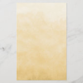 カボチャ女の子ベビーシャワー水色フローラ 便箋 (裏面)