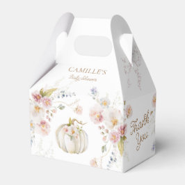 カボチャ女の子ベビーシャワー フェイバーボックス