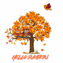 カボチャ女子の基本秋Tシャツ Tシャツ