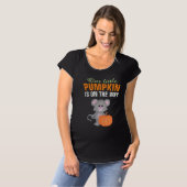 カボチャ妊婦ののTシャツ Tシャツ (正面フル)