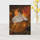 カボチャ妖精のプリンセス カード (黄色い花)